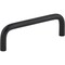 Elements 3-1/2" Center-to-Center Matte Black Torino Cabinet Wire Pull S271-3.5MB - alternate 1